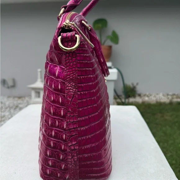 Brahmin Large Duxbury AND matching Veronica Wallet in Pink Potion
